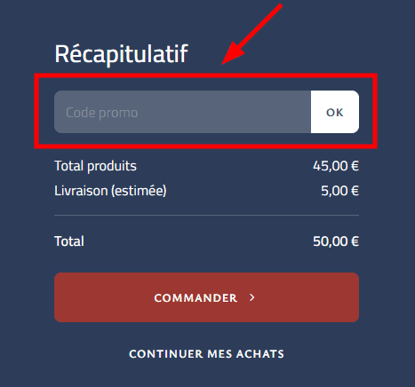 Comment utiliser un code promo sur Lemahieu