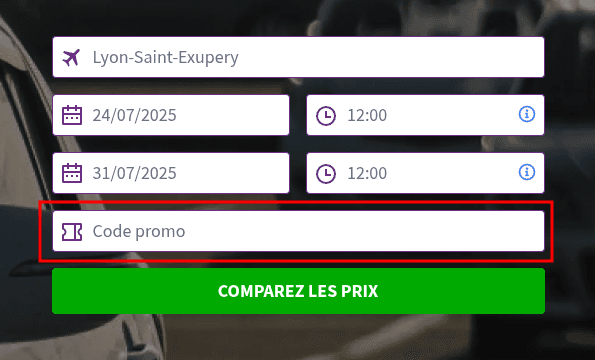 Comment activer un code promo sur Looking4Parking