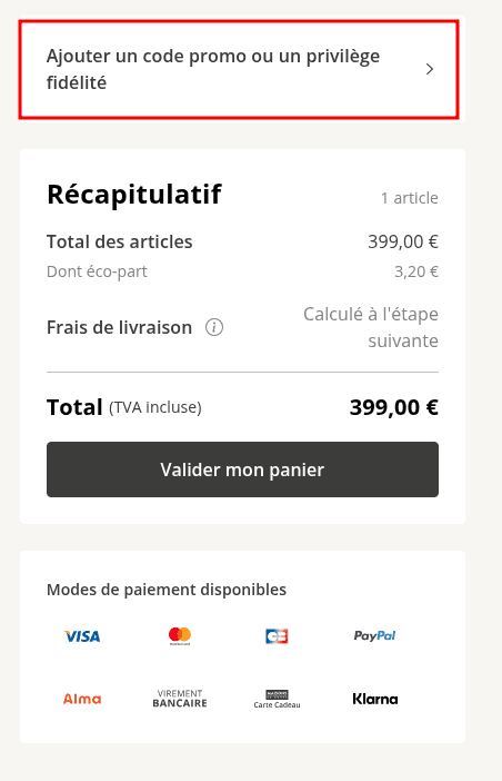 Comment utiliser un code promo sur Maison du monde