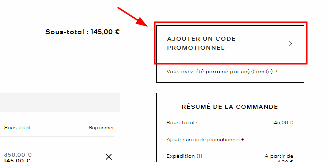 Comment activer un code promo sur Michael Kors