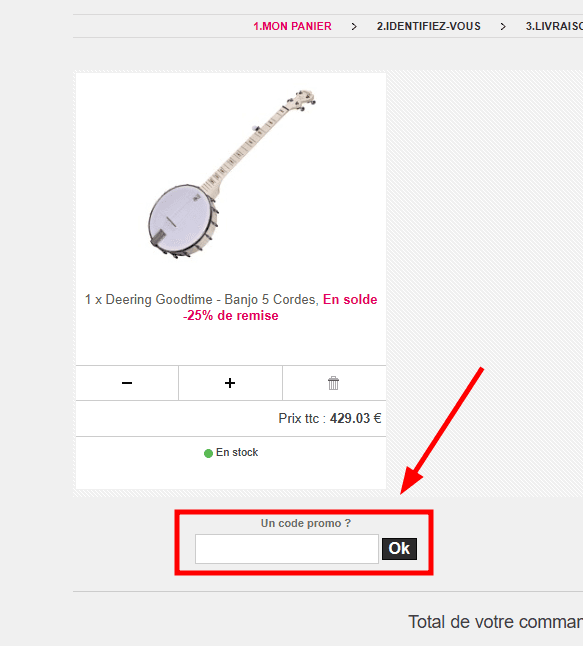 Comment utiliser un code promo sur Michenaud