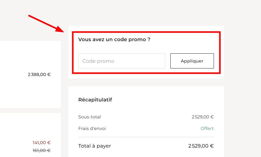 Comment utiliser un code promo sur Millésima