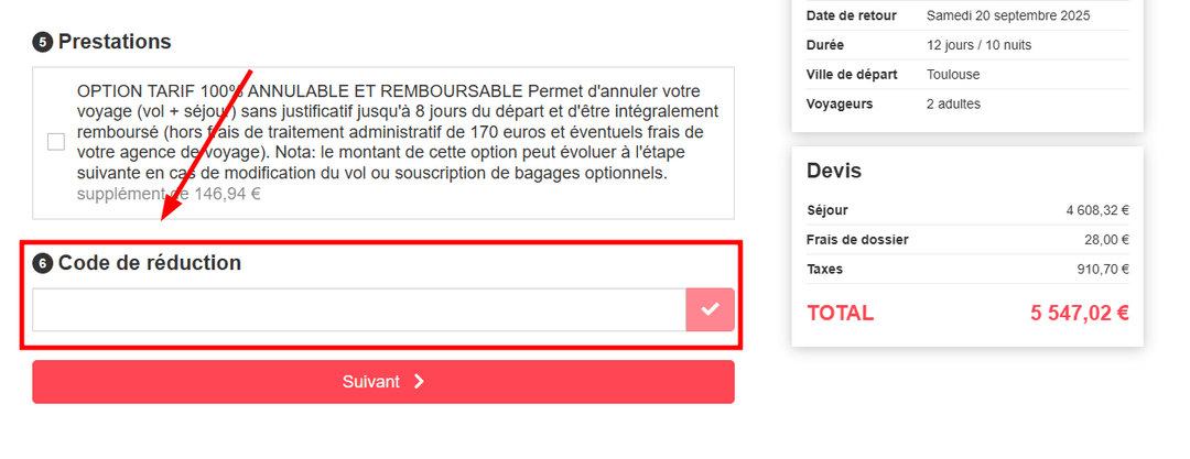 Comment appliquer un code promo sur Mon Agence