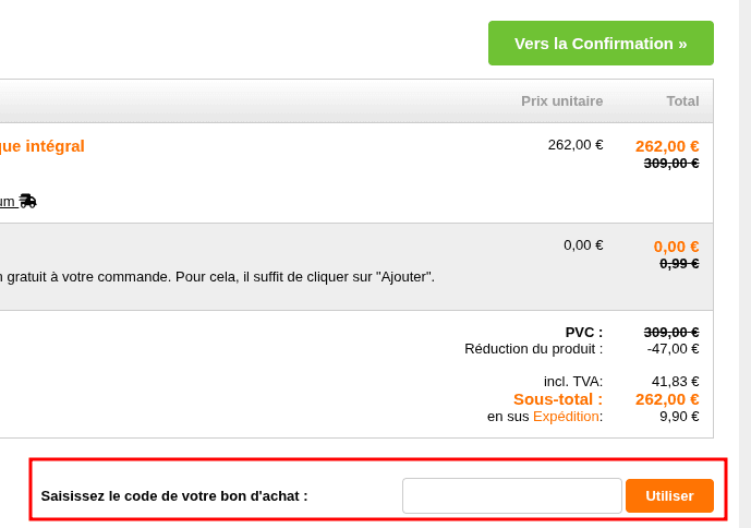 Comment appliquer un code promo sur Motoin