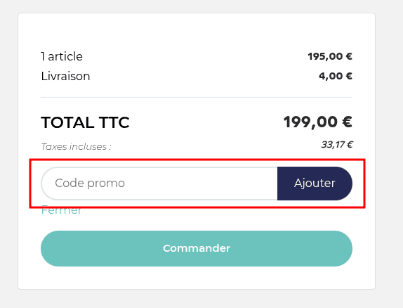 Comment appliquer un code promo sur Nanny Care