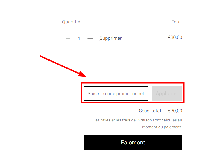 Comment appliquer un code promo sur Napapijri