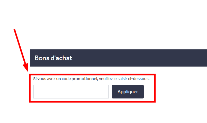 Comment utiliser un code promo sur Nisbets