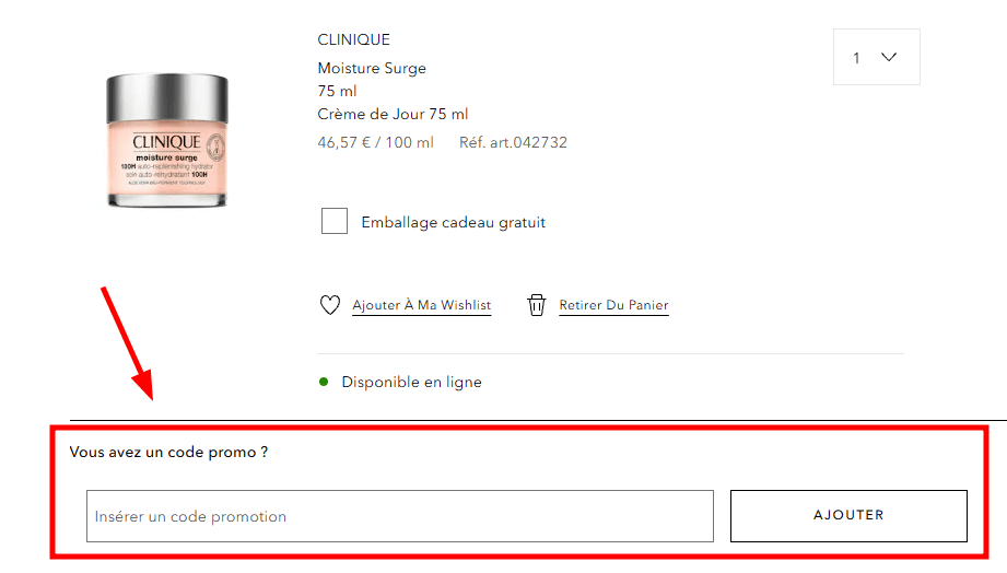 Comment utiliser un code promo sur Nocibé