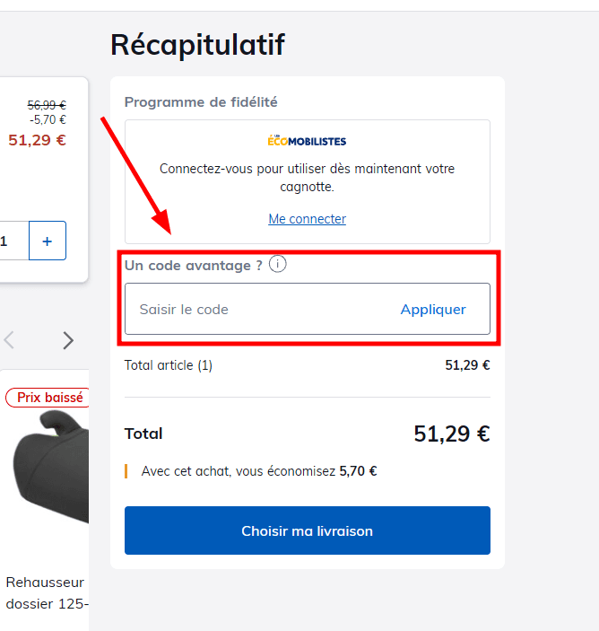 Comment utiliser un code promo sur Norauto