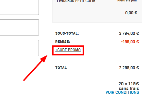 Comment appliquer un code promo sur NordicTrack