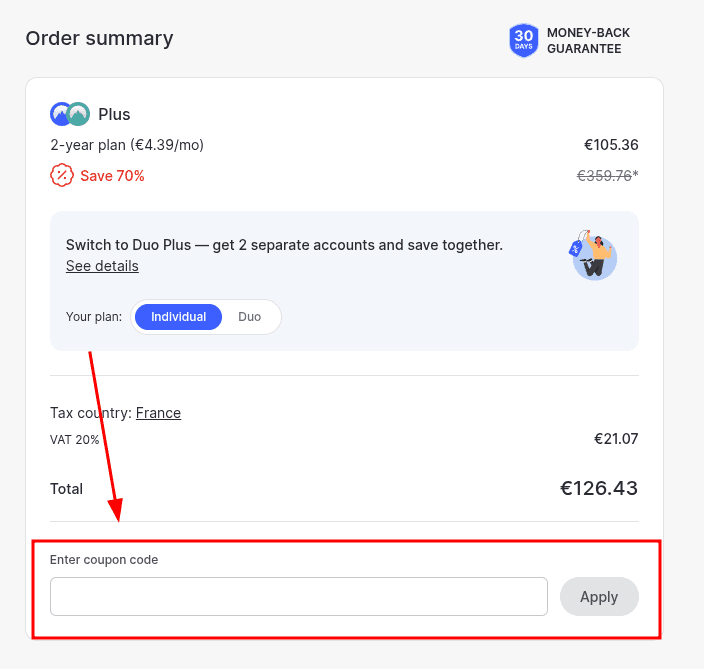 Comment utiliser un code promo sur NordVPN