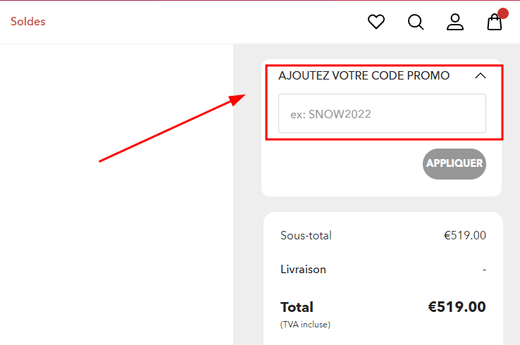 Comment appliquer un code promo sur Oakley