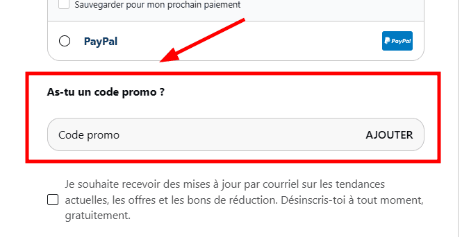 Comment activer un code promo sur Odlo