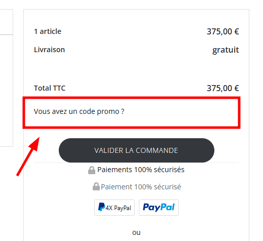 Comment activer un code promo sur Okamac