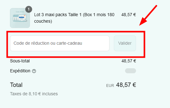 Comment utiliser un code promo sur Peaudouce
