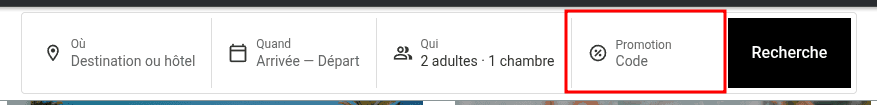Comment utiliser un code promo sur Pestana