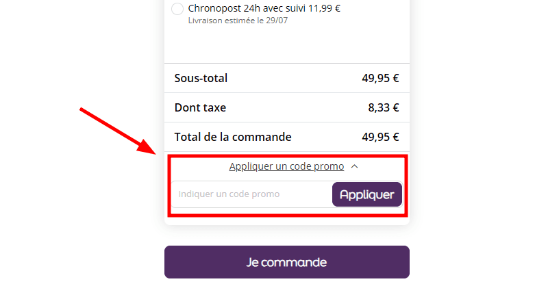 Comment utiliser un code promo sur Photoweb