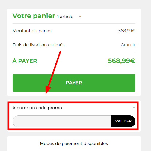 Comment appliquer un code promo sur Pixmania
