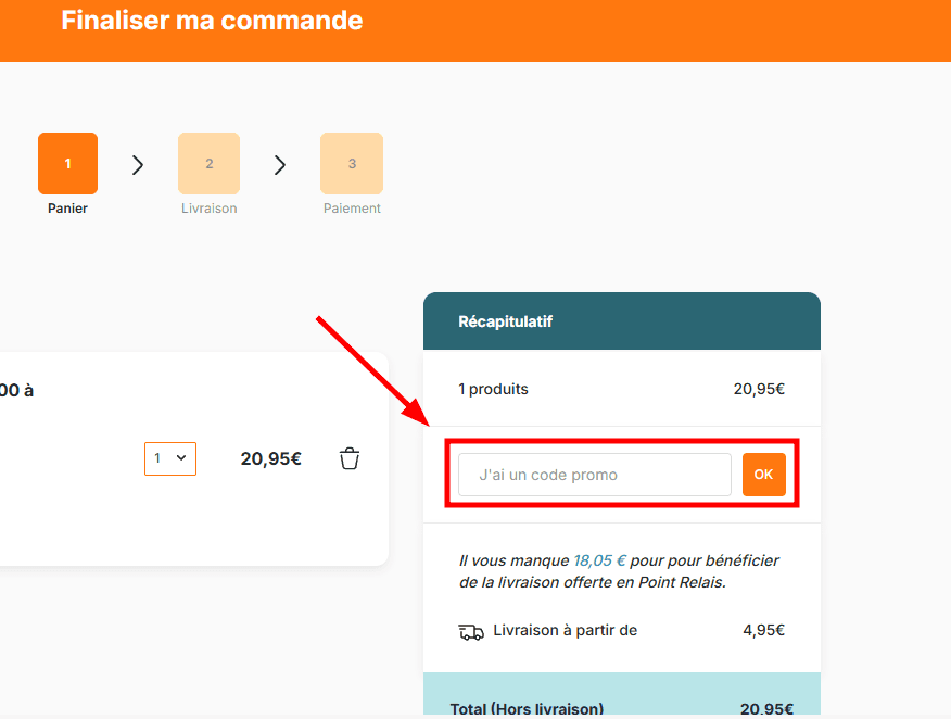 Comment appliquer un code promo sur Puzzle.fr (Planet Puzzles)