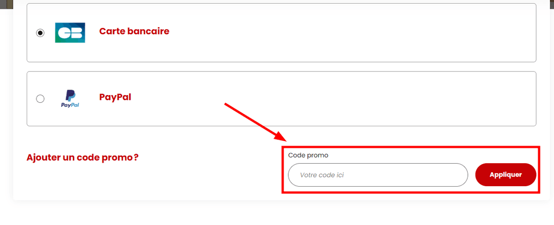 Comment activer un code promo sur Poujoulat