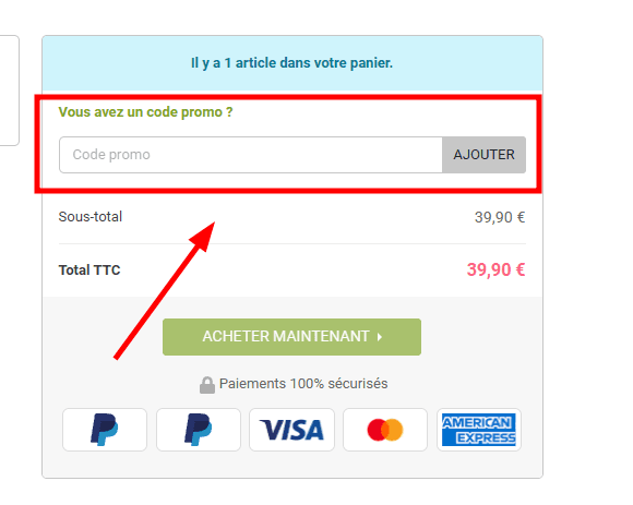 Comment activer un code promo sur PowerLab