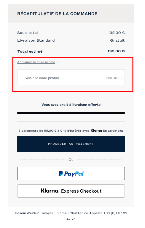 Comment utiliser un code promo sur Ralph Lauren