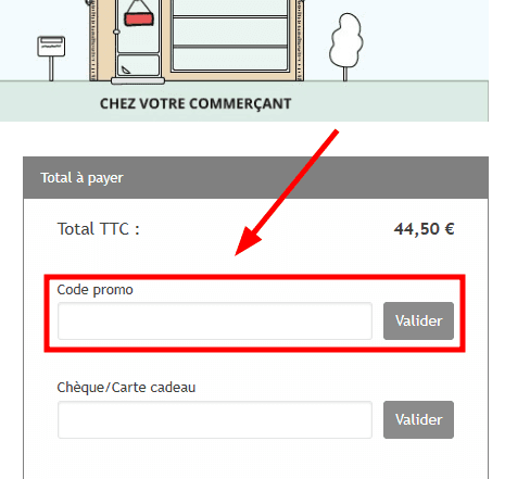 Comment utiliser un code promo sur Rêve de Pan