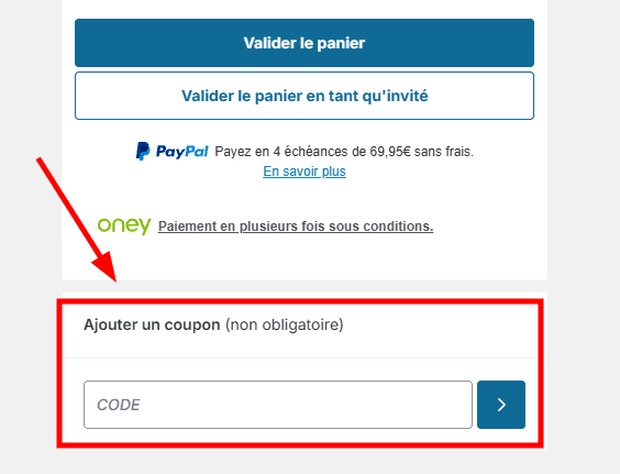Comment utiliser un code promo sur Rowenta