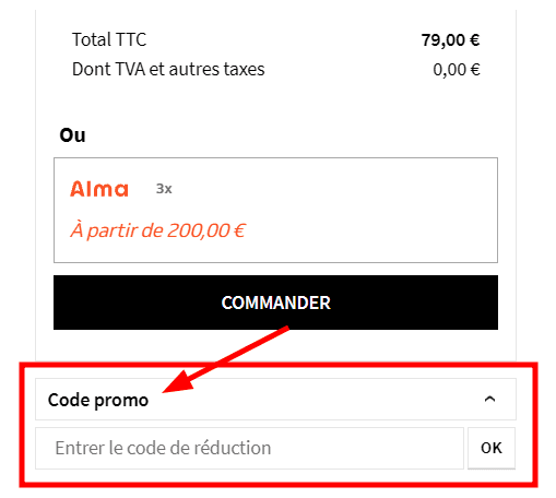 Comment activer un code promo sur Ruckfield