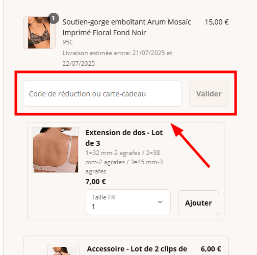 Comment utiliser un code promo sur Sans Complexe
