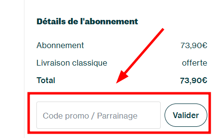 Comment utiliser un code promo sur Seazon