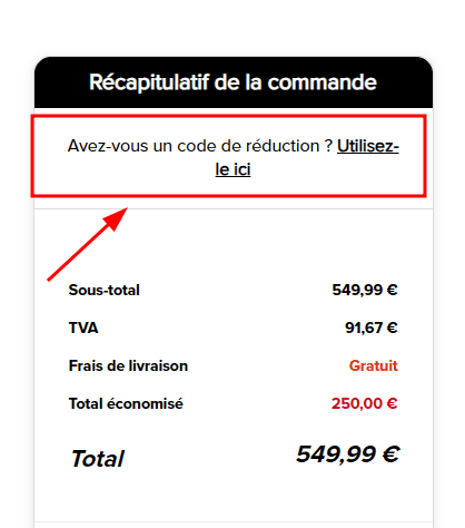 Comment utiliser un code promo sur Shark clean