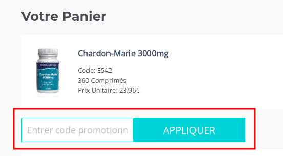 Comment appliquer un code promo sur Simply Supplements