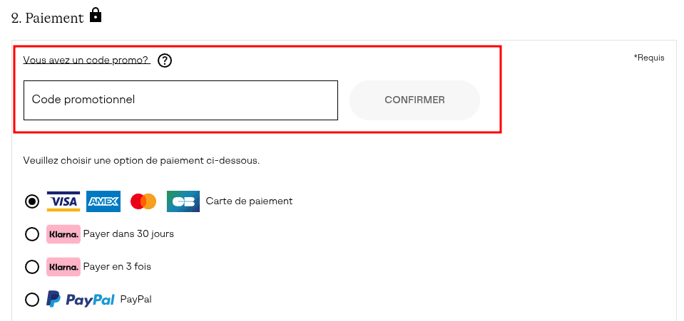Comment activer un code promo sur Sorel