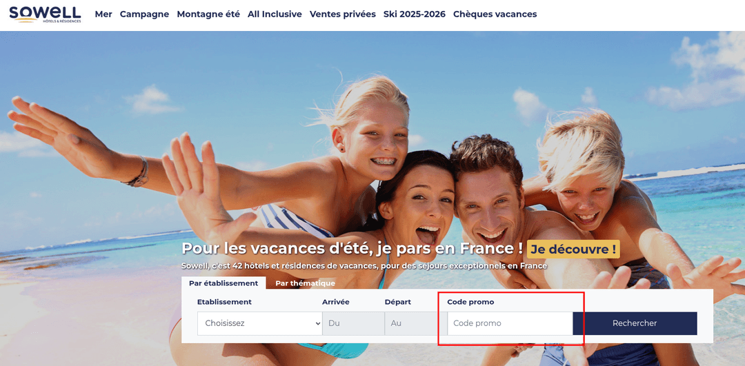 Comment activer un code promo sur Sowell