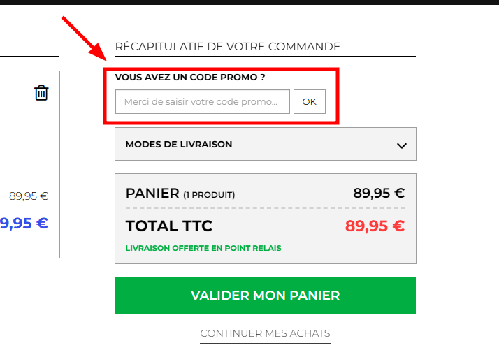 Comment activer un code promo sur Speedway