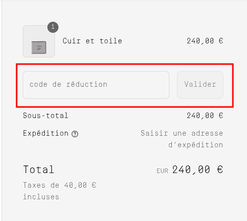 Comment appliquer un code promo sur St Dupont