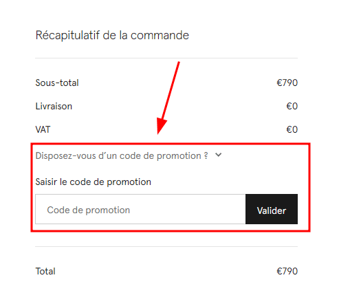 Comment activer un code promo sur Stella McCartney
