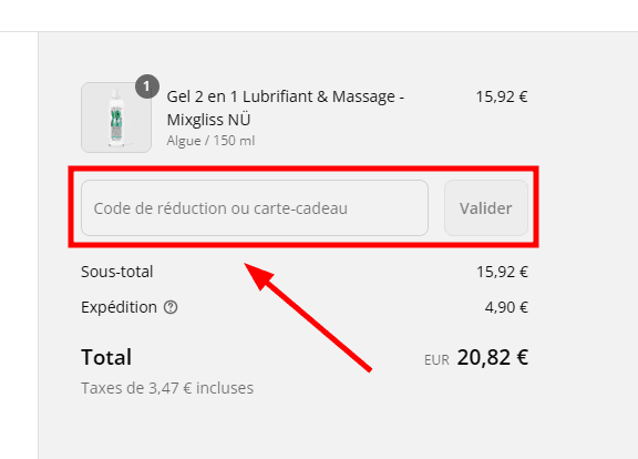 Comment utiliser un code promo sur Strap On Me