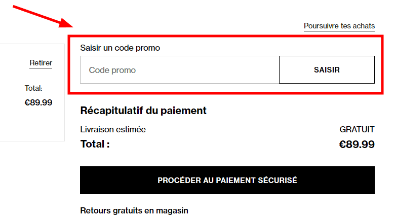 Comment utiliser un code promo sur Superdry