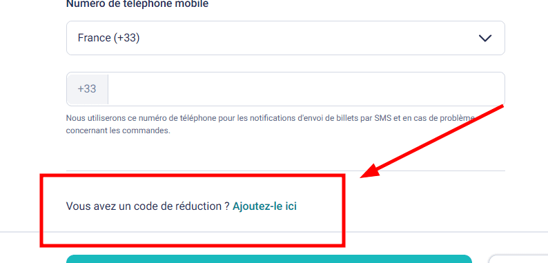 Comment appliquer un code promo sur Tiqets