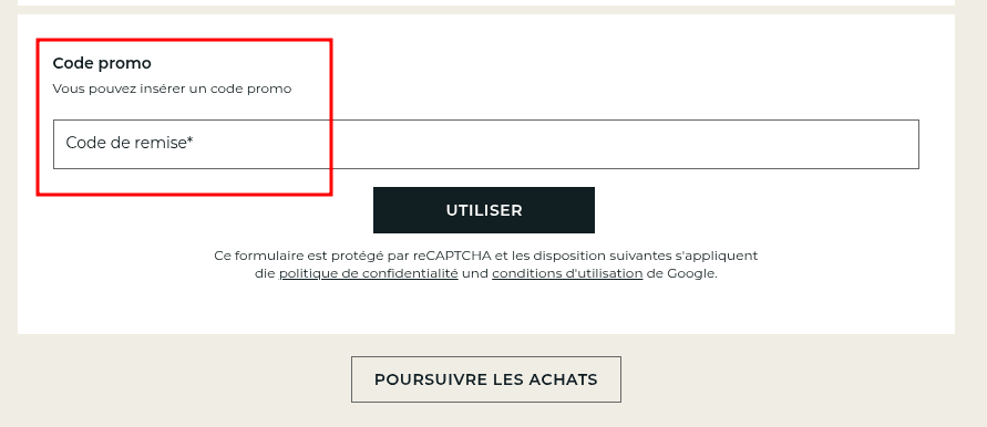 Comment activer un code promo sur Valmano