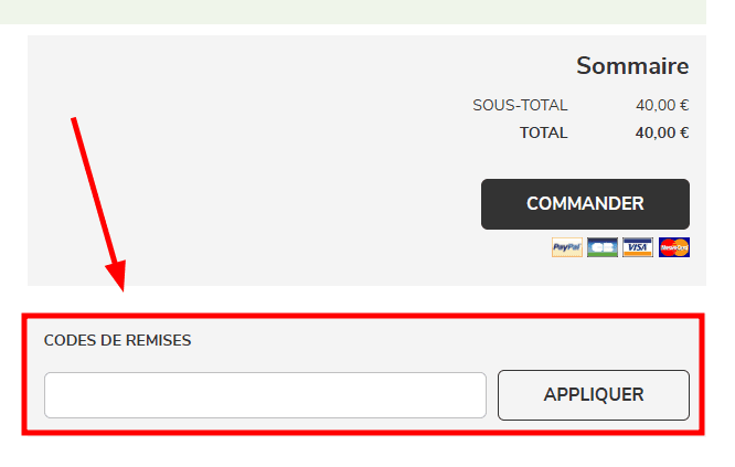 Comment utiliser un code promo sur Vélo-Store