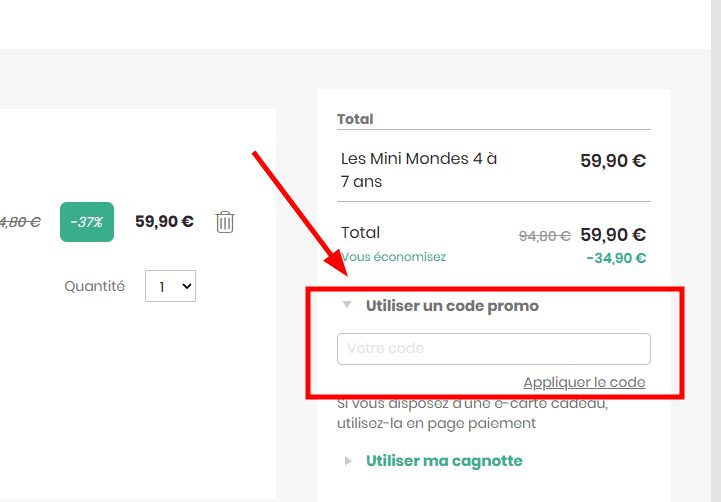 Comment activer un code promo sur Viapresse