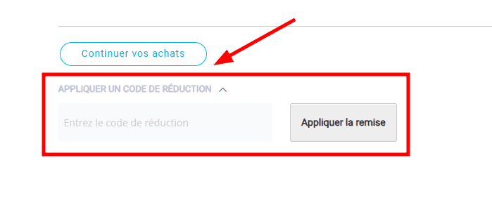 Comment appliquer un code promo sur Vive