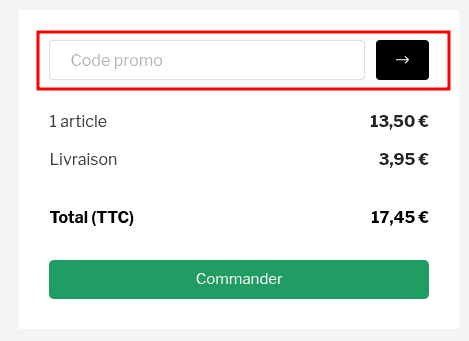 Comment activer un code promo sur Voshuiles.com