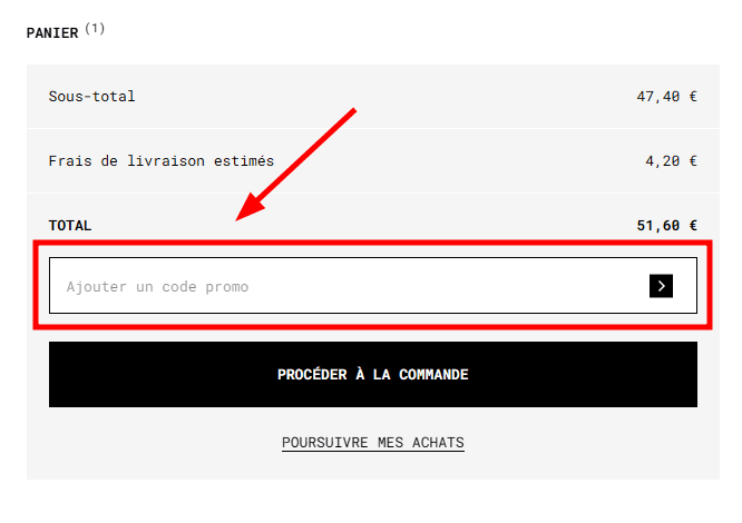 Comment utiliser un code promo sur Wild