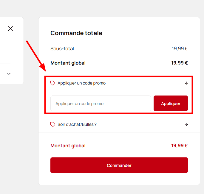 Comment utiliser un code promo sur BDFugue