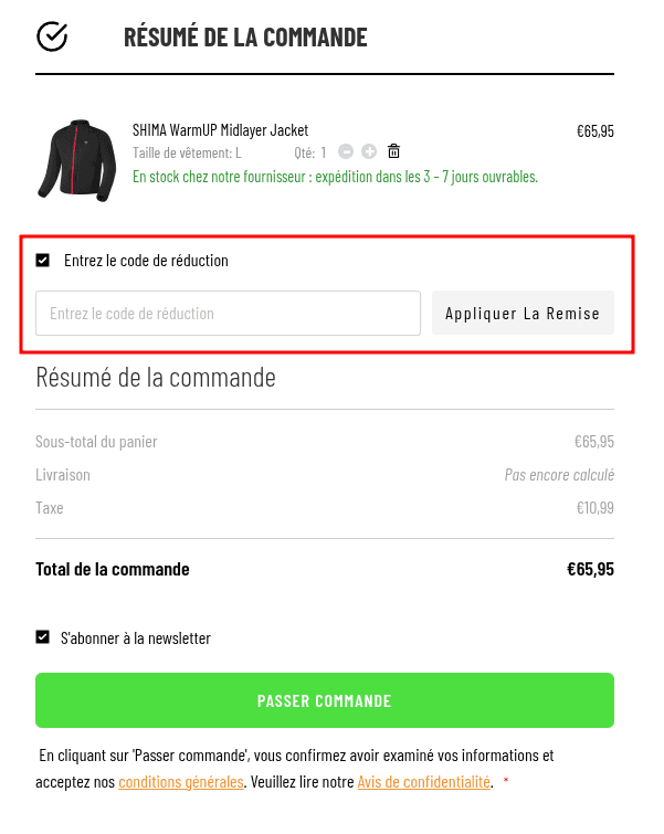 Comment appliquer un code promo sur ChromeBurner