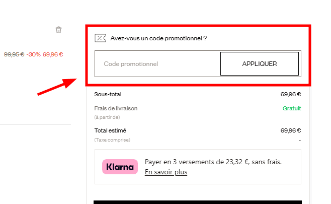 Comment utiliser un code promo sur Desigual